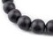 The Bead Chest Natural 20mm Wooden Beads in Grey - Dark for Jewelry Making – Round Loose Wood Spacer Beads I Approximately 20 Beads